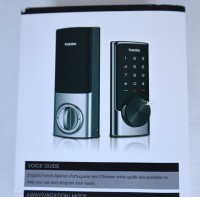 Kaadas RX-C Touchpad Smart Deadbolt Digital Lock PIN Code Key. Satin Nickel