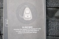 East West USA Black Tactical Shoulder Sling Trail Walker Utility Bag