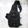 East West USA Black Tactical Shoulder Sling Trail Walker Utility Bag