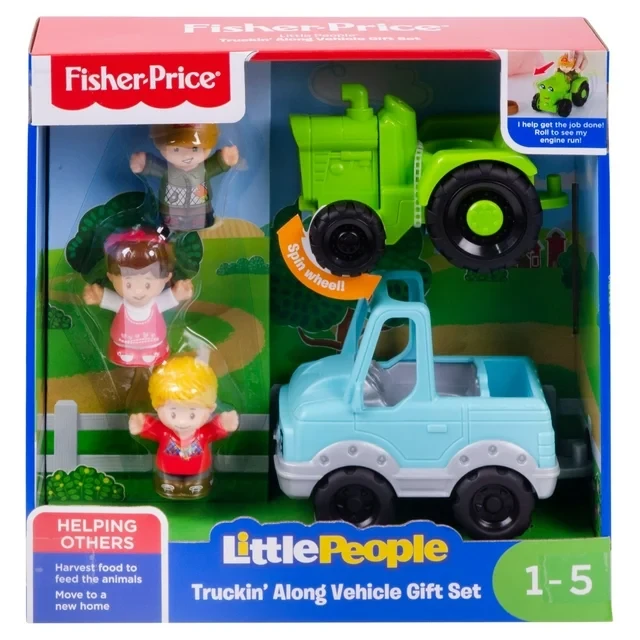 Fisher Price Little People Truckin' Along Vehicle Gift Set