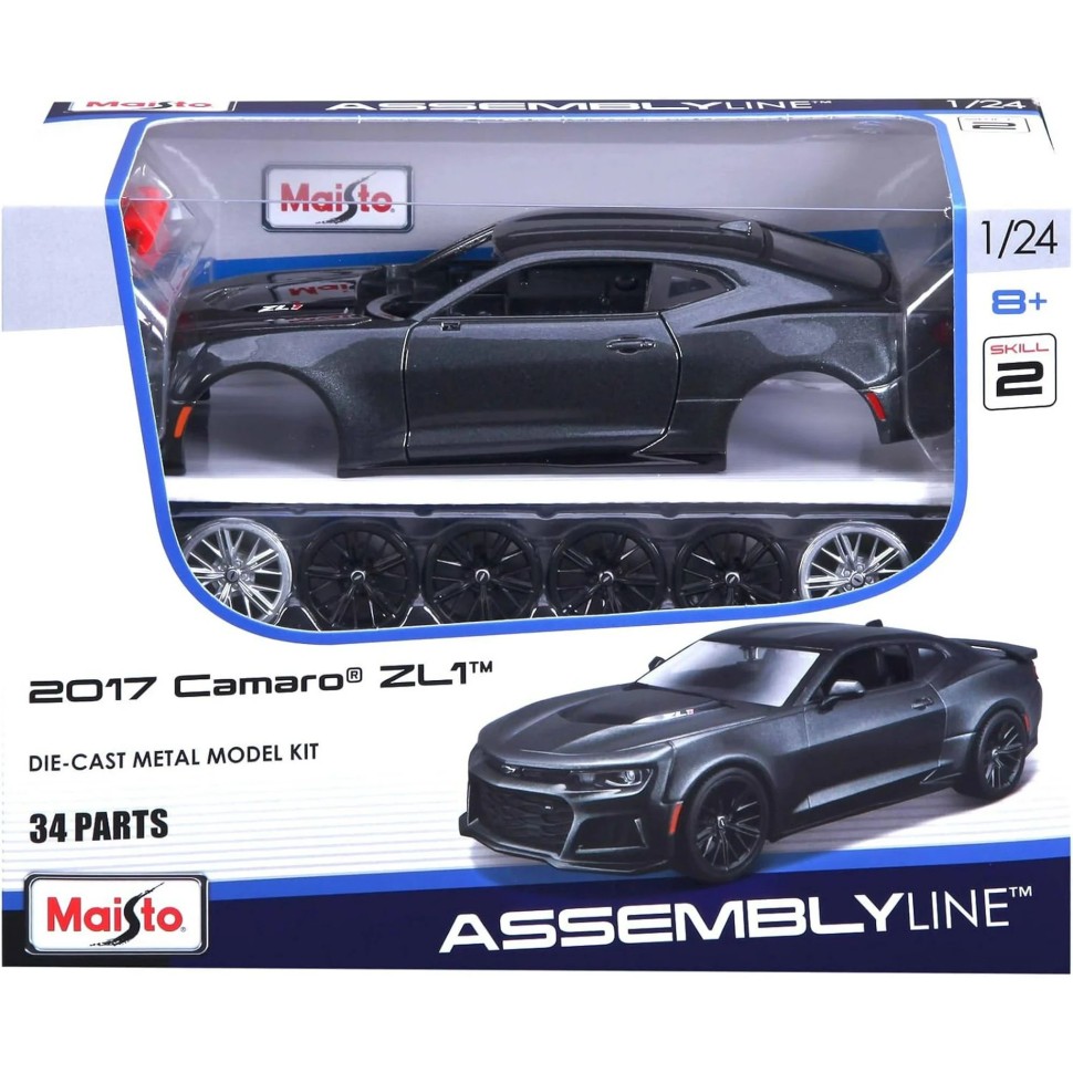 Maisto 1:24 2017 Chevrolet Camaro ZL1 Assembly Car Diecast MODEL KITS