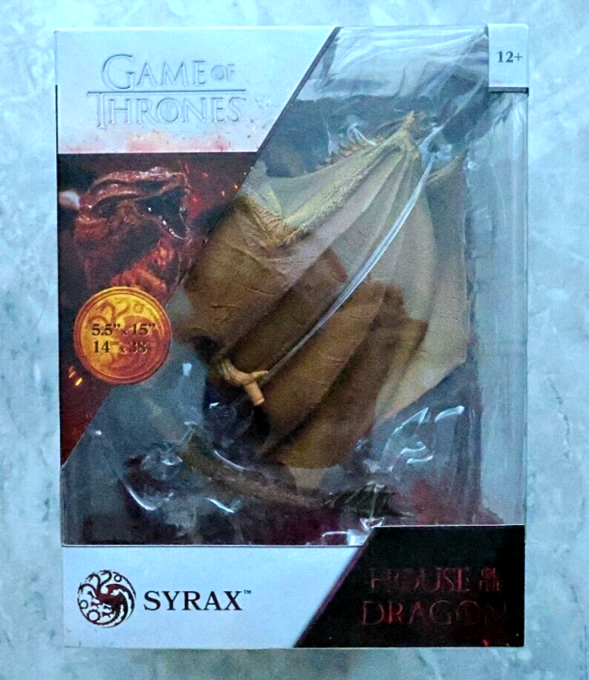 McFarlane Toys House of The Dragon - Syrax New Game Of Thrones 