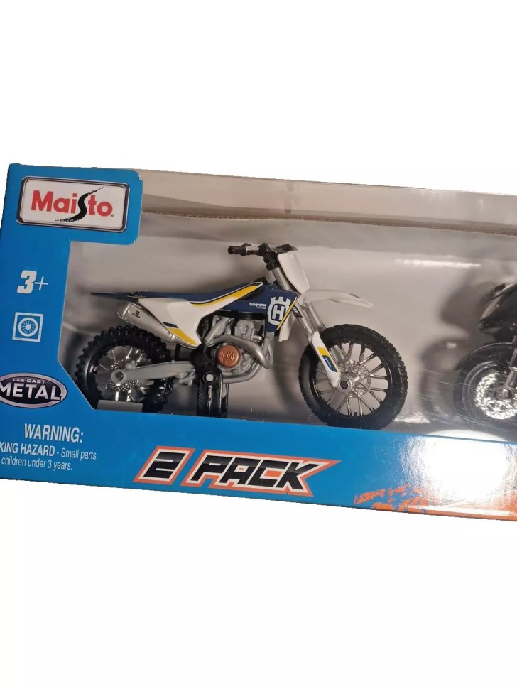 Husqvarna FC450/Honda CBR 1100XX 1:18 SCALE 2024 Maisto 2 Wheelers 2 Pack 