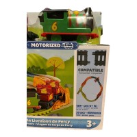 Thomas Friends engine Percy's Cargo Run Playset Motorized 6 ft of track 20 pcs elements