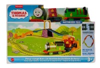 Thomas Friends engine Percy's Cargo Run Playset Motorized 6 ft of track 20 pcs elements