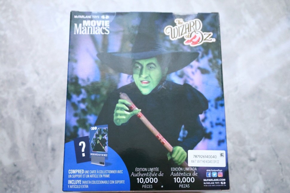 Wicked Witch of the West McFarlane Toys Movie Maniacs Wizard of Oz Limited WB