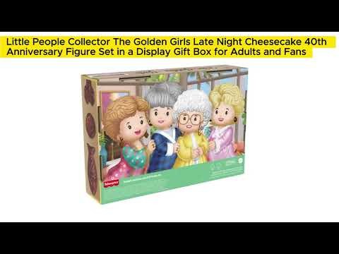 Little People Collector The Golden Girls Late Night Cheesecake 40th Anniversary-video