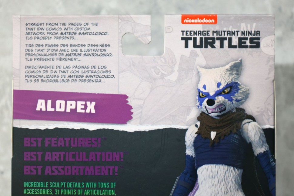 TMNT BST AXN IDW Alopex 5" Action Figure 2024 The Loyal Subjects