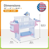 My Very Own Nursery Baby Doll Toy Crib