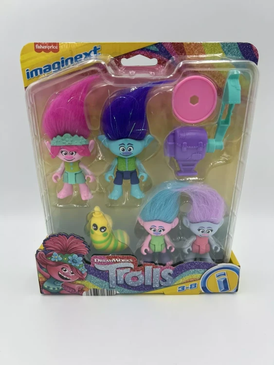 Trolls Figure Multipack Playset Imaginext DreamWorks New In Box 7pc
