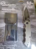 Folding Knife 6.6" Stainless with nylon sheath belt clip Outer Banks