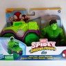 Marvel Spidey And His Amazing Friends HULK Figure & HULK SMASH TRUCK Toy Set