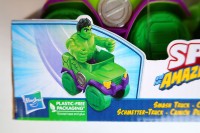 Marvel Spidey And His Amazing Friends HULK Figure &amp; HULK SMASH TRUCK Toy Set
