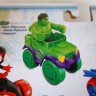 Marvel Spidey And His Amazing Friends HULK Figure & HULK SMASH TRUCK Toy Set