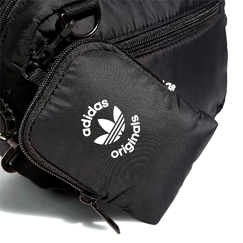Adidas Originals Unisex ORI PUFFER AND POUCH BAG CROSSBODY BLACK NEW AUTHENTIC