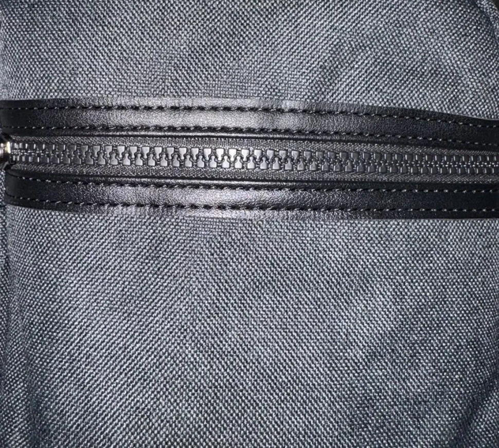 True Religion Buddha Patch Unisex Gray YETA 2.0 Crossbody Bag TR104144