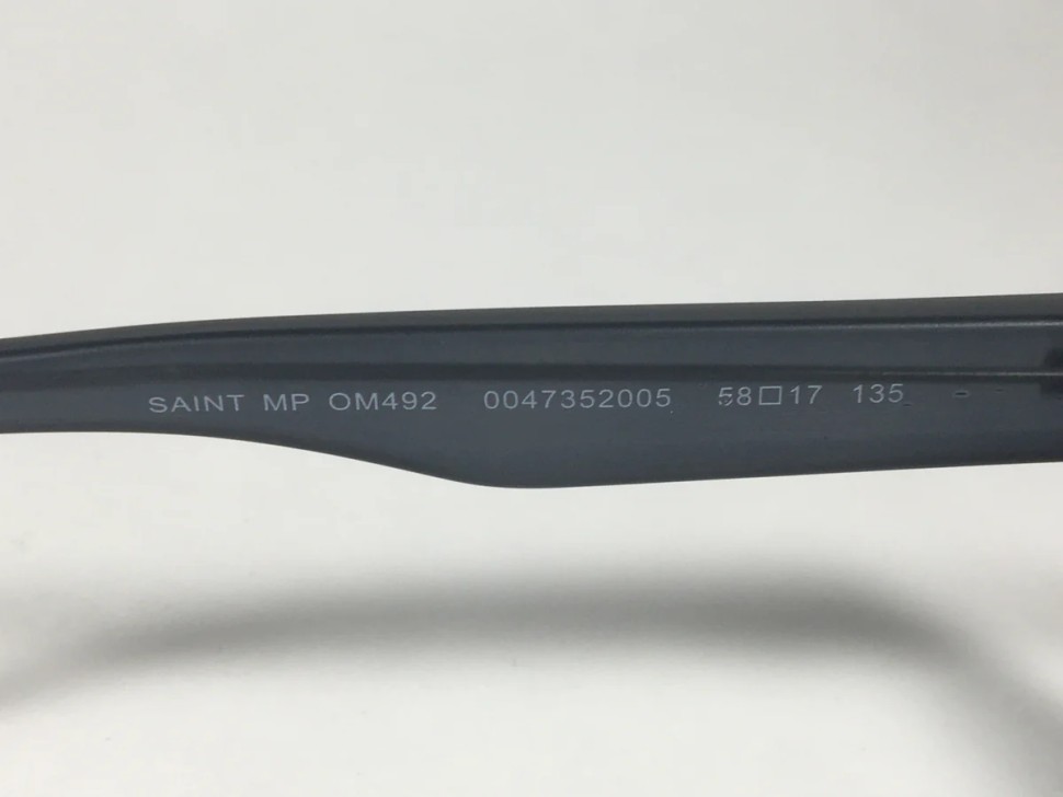 Tommy Hilfiger Saint Rectangular Sunglasses Blue Gray Frame Blue Flash Mirror Lens SAINT MP OM492