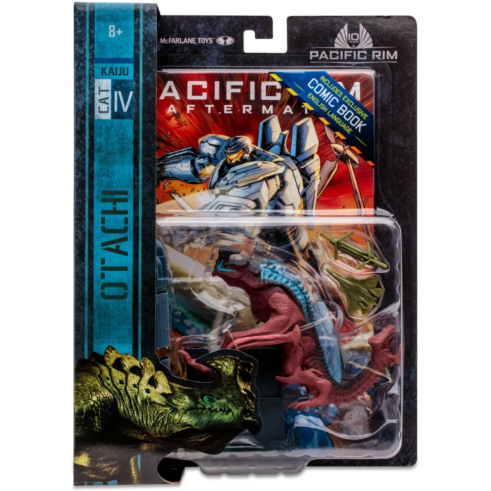 Pacific Rim Otachi Kaiju 4 Inch Action Figure Playset and Comic Book
