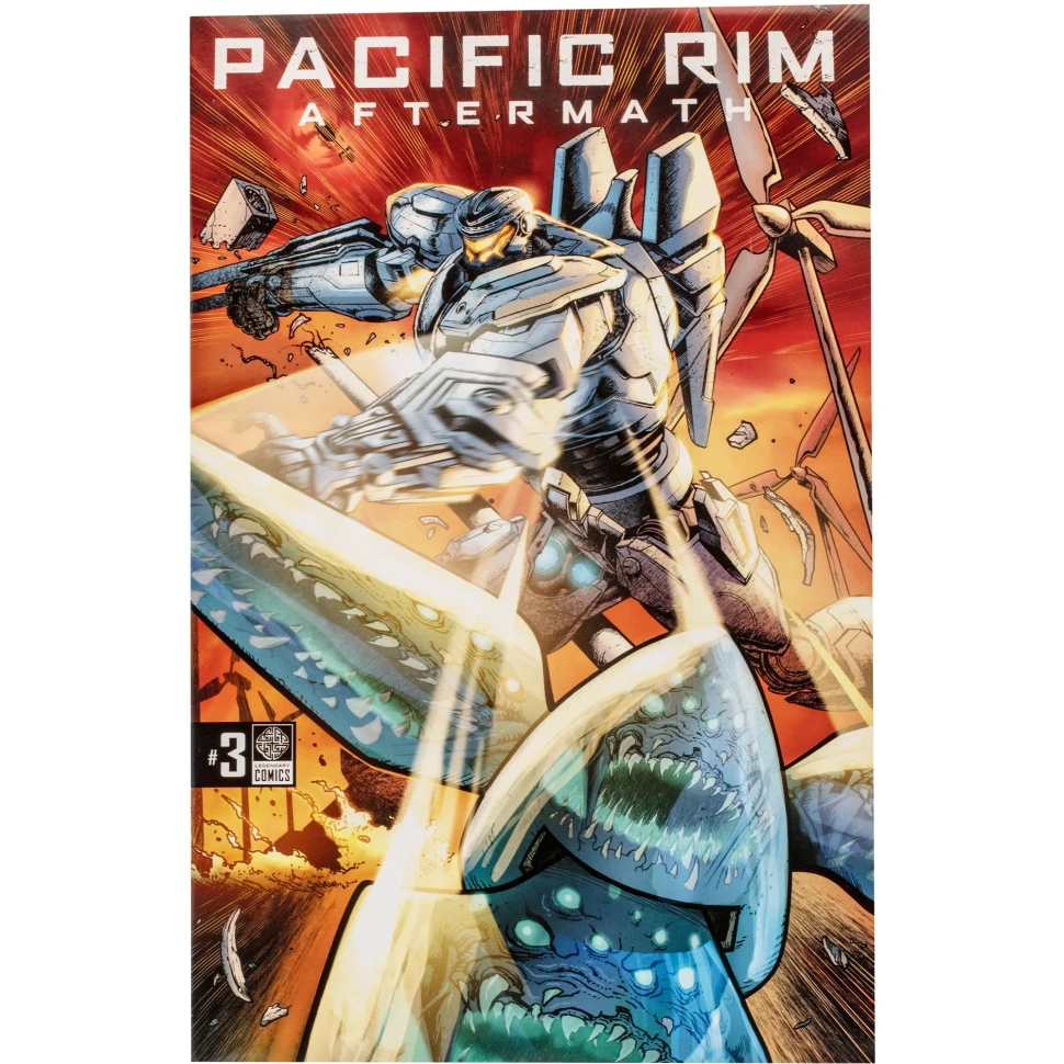 Pacific Rim Otachi Kaiju 4 Inch Action Figure Playset and Comic Book