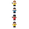 Fisher-Price Star Trek TOS Little People Collectible Action Figure, Multicolor, 2.5'', 4 Piece