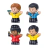 Fisher-Price Star Trek TOS Little People Collectible Action Figure, Multicolor, 2.5'', 4 Piece