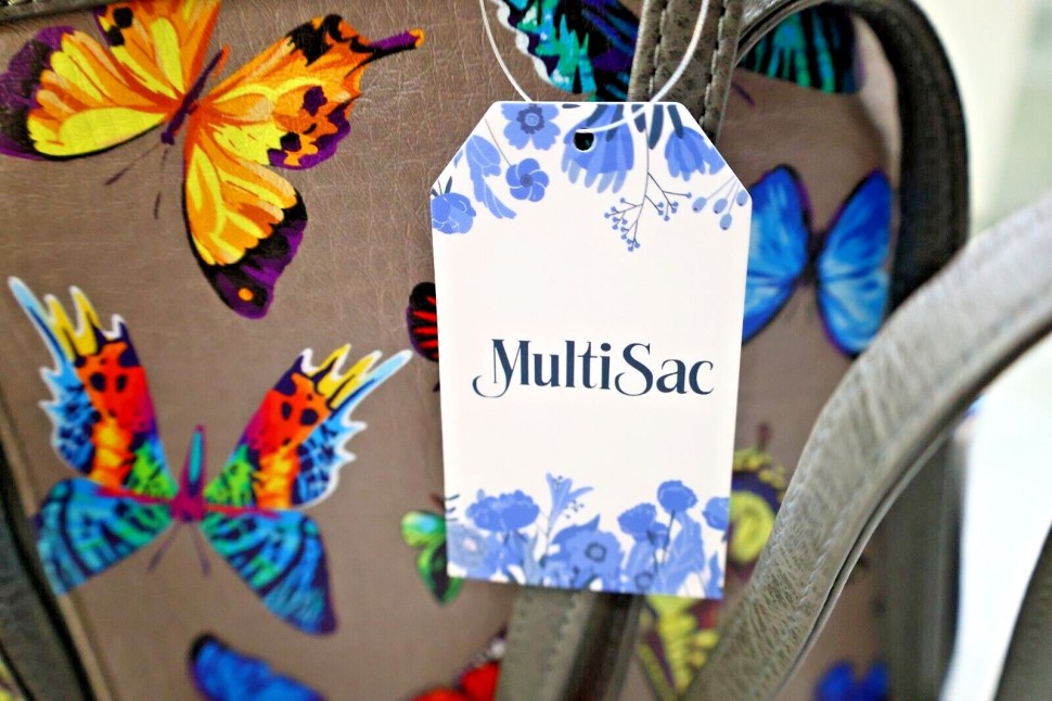 MultiSac Backpack Butterfly Bag Faux Leather Burst Major