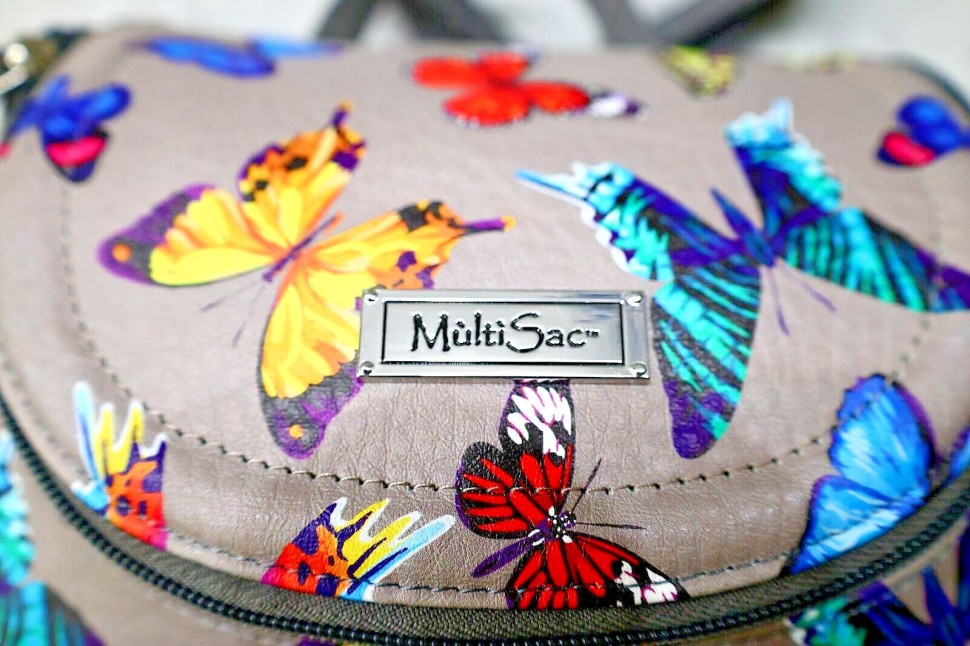 MultiSac Backpack Butterfly Bag Faux Leather Burst Major