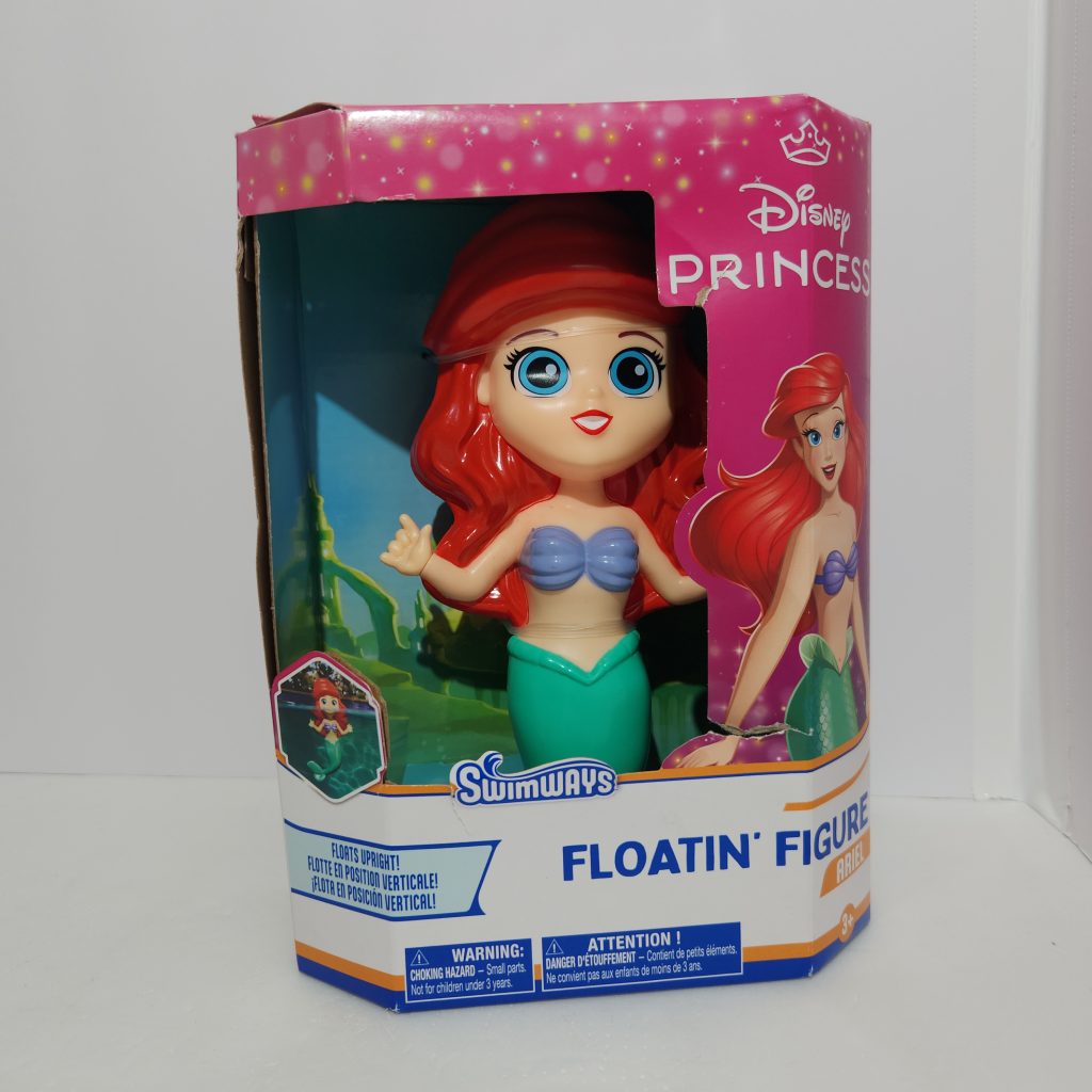 Disney Princess Ariel Floatin’ Figure SwimWays Pool Bath Toy Little Mermaid New