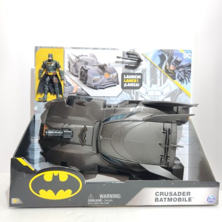 DC Comics Crusader Batmobile Playset with 4-Inch Batman Figure Action Toy Set