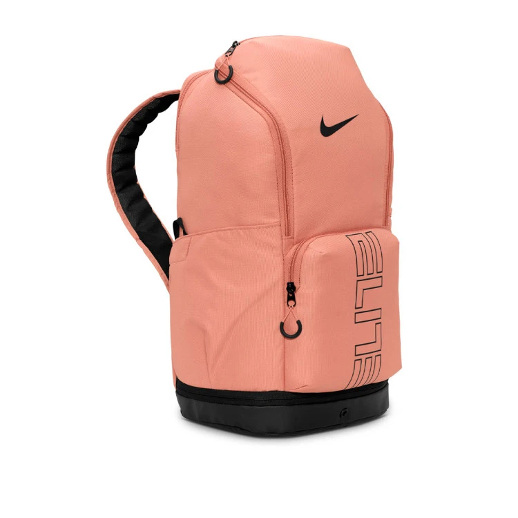 Nike Varsity Elite Hoops Backpack (32L) Rose Gold Black HM9965 688 - Image 10